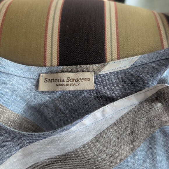 Sartoria Saracena Linen Camisole Top NWOT Sz M - Picture 8 of 10